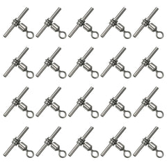 PATIKIL 70Lbs 3-Way brass swivel main view shows robust rig stability for multi-hook setups.
