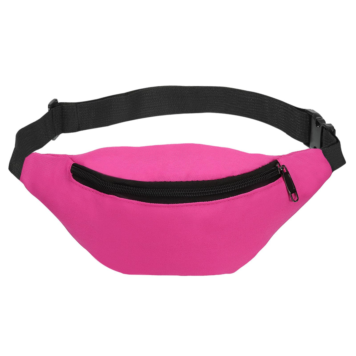 PATIKIL 80s fanny pack front view, waterproof design for active outings.
