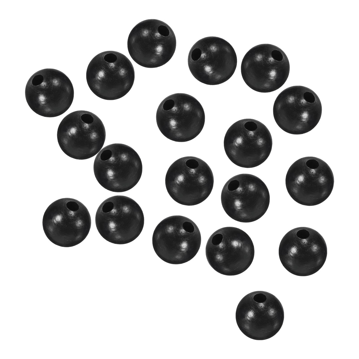 PATIKIL 8mm fishing beads in storage box for organized tackle.