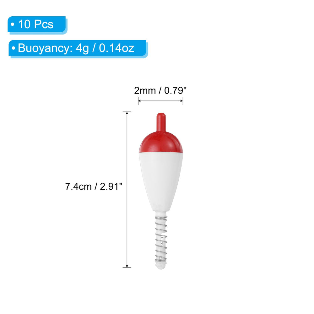 PATIKIL ABS durable bobber features corrosion-resistant springs for long-lasting use.