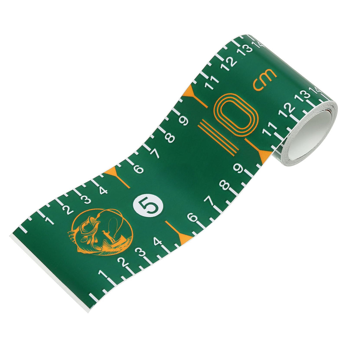 PATIKIL adhesive fish ruler shows 51-inch scale for precise catch length on boats.