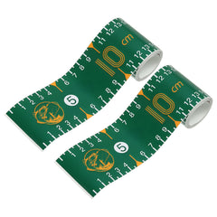PATIKIL adhesive fish ruler on a boat shows precise 0–130 cm measurement for easy catch sizing.