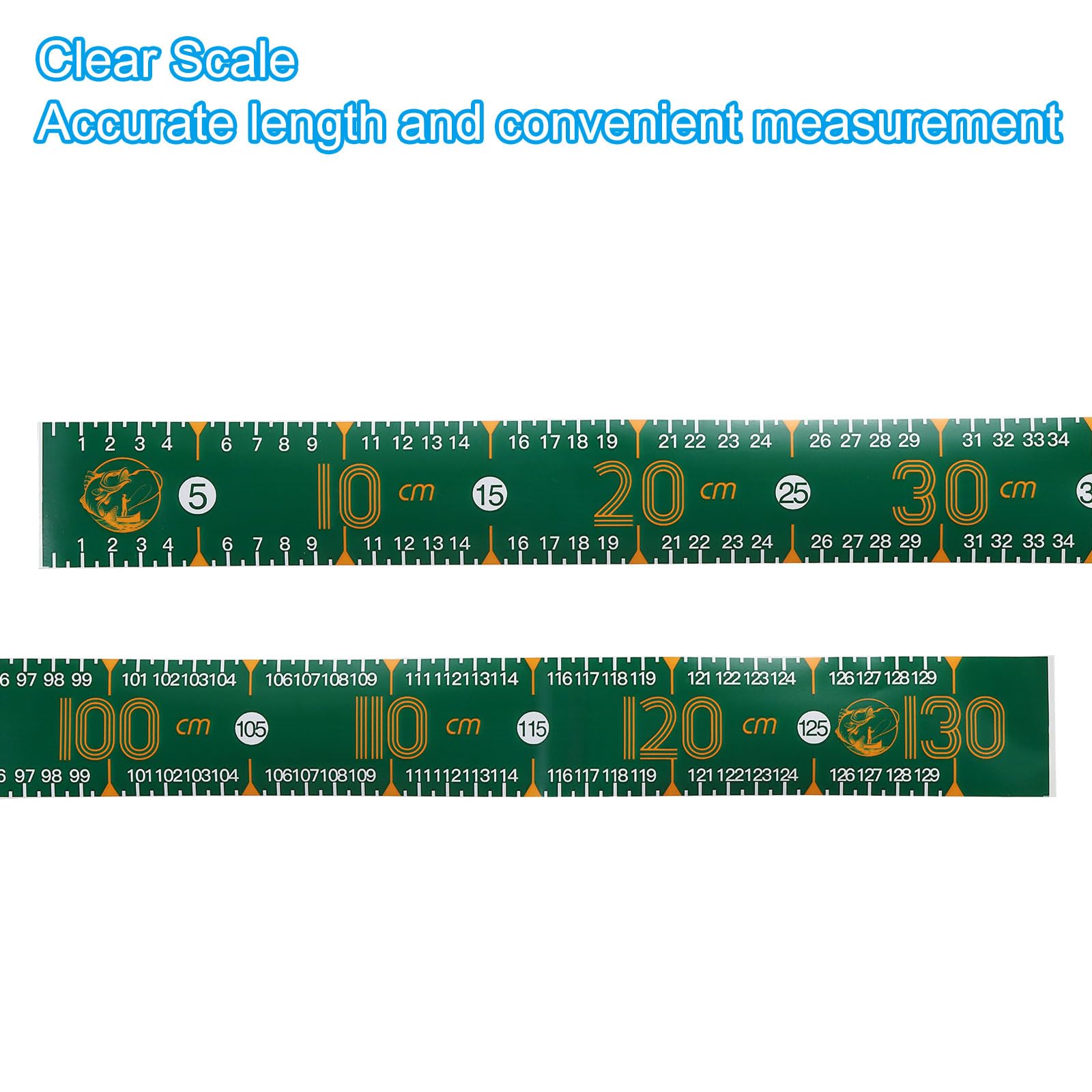 PATIKIL fish ruler on a kayak surface enables easy length checks during trips.