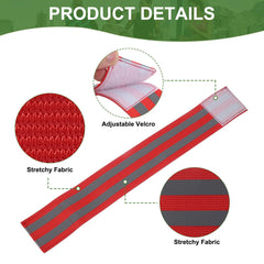 PATIKIL adjustable reflective band worn on the ankle for night visibility