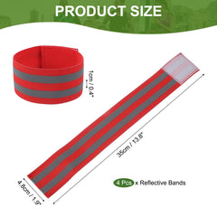 PATIKIL adjustable reflective band worn on the upper arm for safety during runs