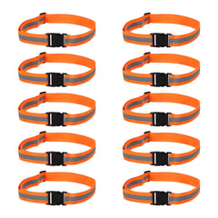 PATIKIL adjustable reflective running belt with buckle for secure waist wear during workouts.