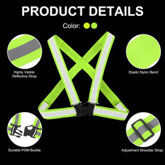 PATIKIL 360-degree reflective stripes provide visibility from every angle.