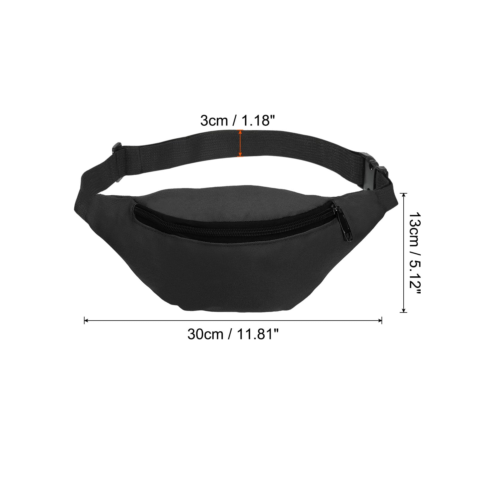 PATIKIL adjustable waist strap ensures a secure, comfortable fit during workouts.