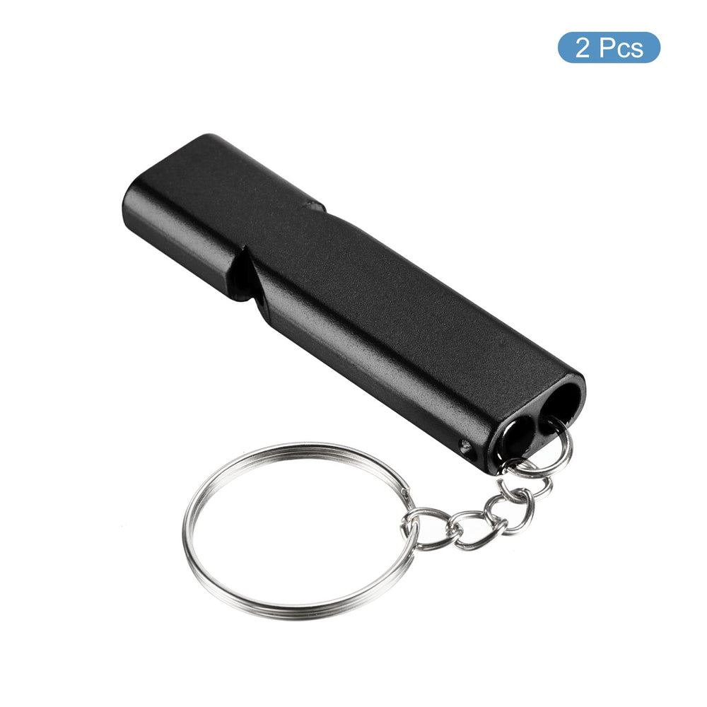 PATIKIL aluminum alloy survival whistle built for durability in challenging conditions.