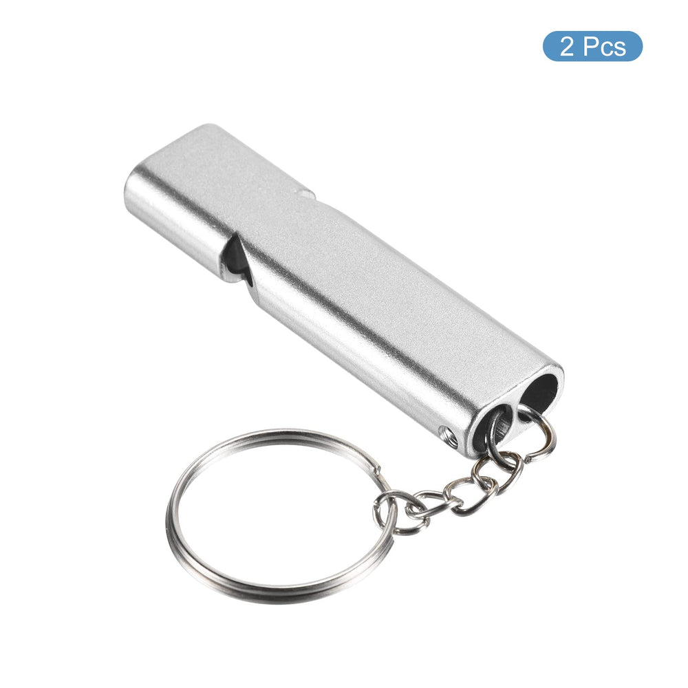 PATIKIL aluminum survival whistle compact and lightweight for all-weather use.