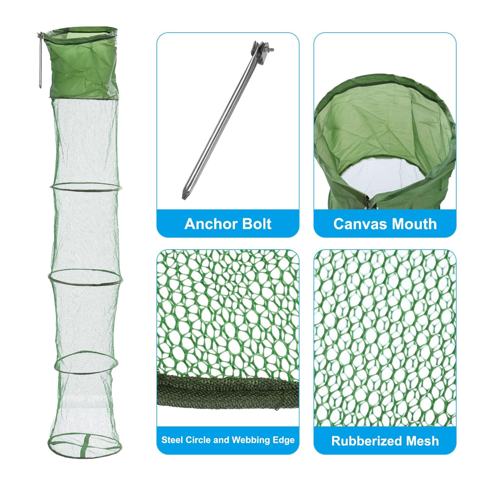 PATIKIL anchor bolt stainless steel anchors net underwater to prevent drifting.
