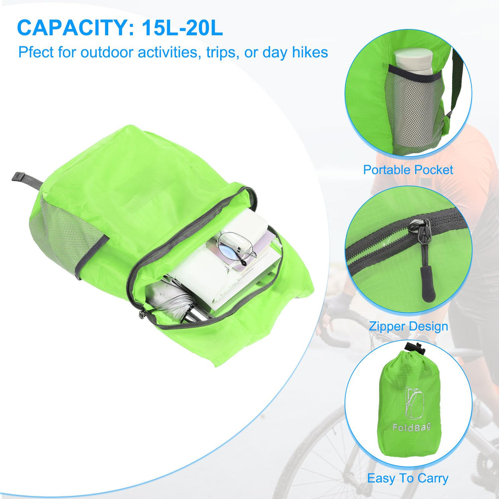 PATIKIL backpack open main compartment showing roomy space for clothing and essentials.
