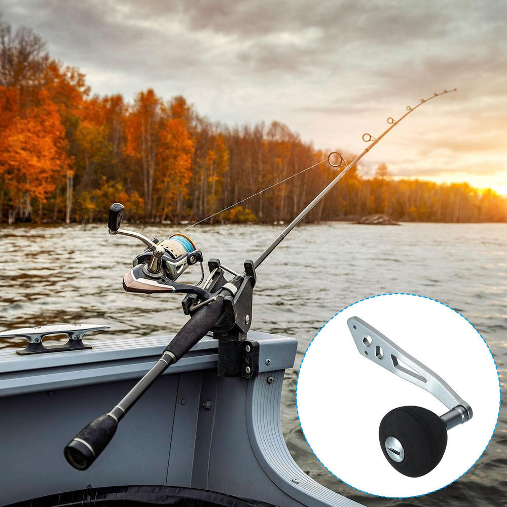 PATIKIL baitcasting power handle EVA knob grip offers slipping-free comfort.