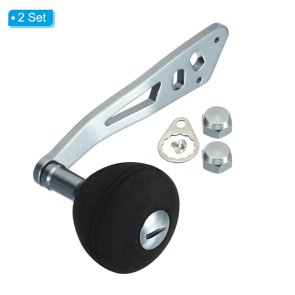 PATIKIL baitcasting power handle side view demonstrates compact, easy-mount design.