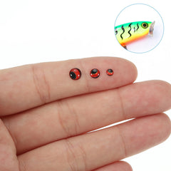 PATIKIL baitfish 3D red eye adds lifelike appeal to fishing lures.