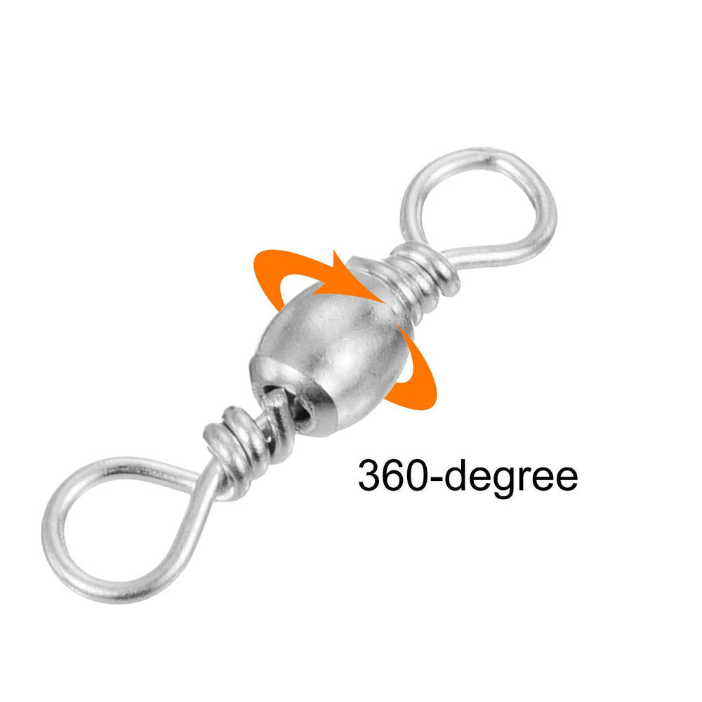 PATIKIL barrel swivel measures 19 mm length for compact trolling.
