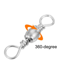 PATIKIL barrel swivel measures 19 mm length for compact trolling.