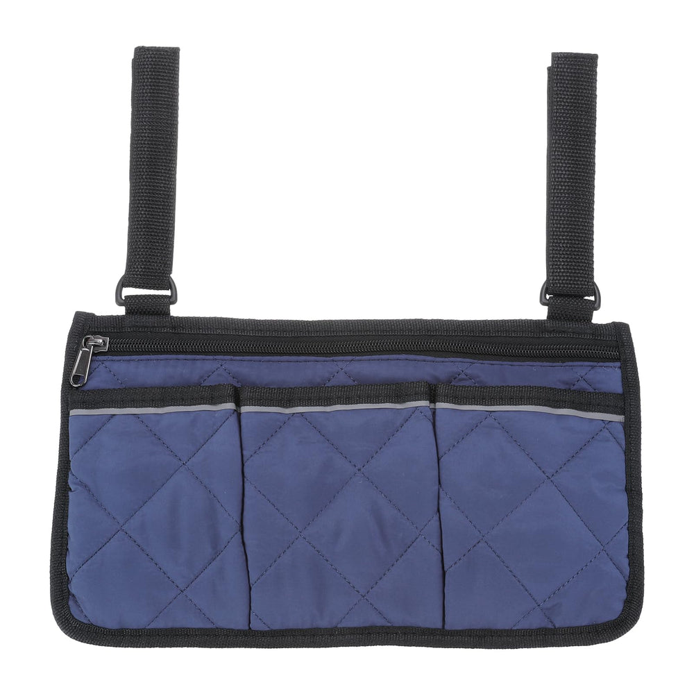 PATIKIL beach chair armrest bag teal keeps essentials within reach.