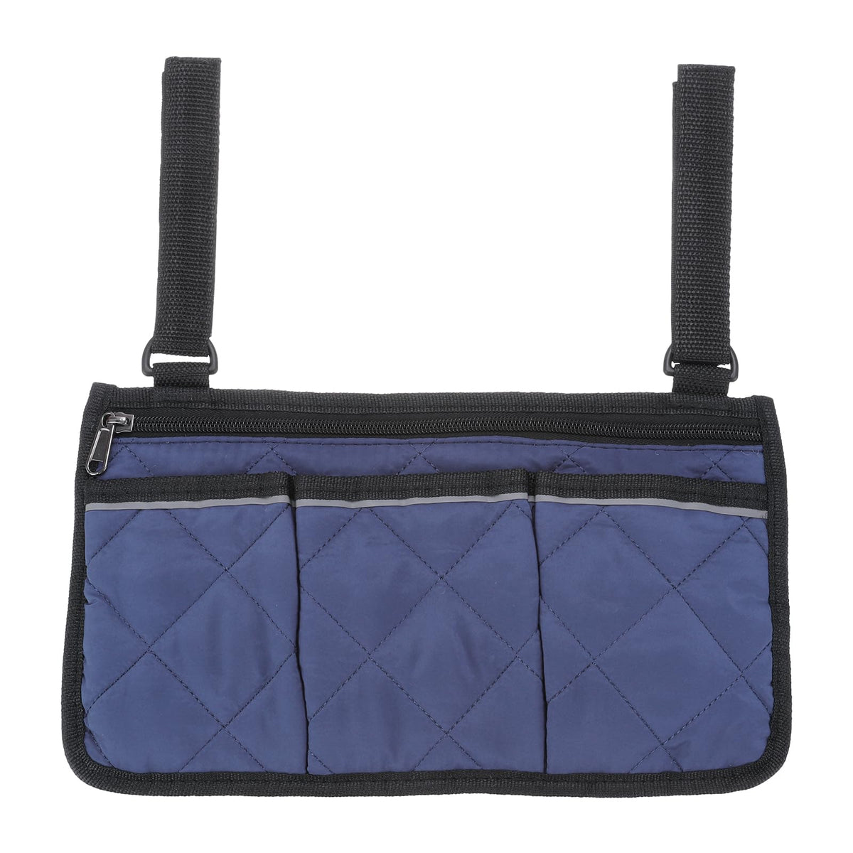 PATIKIL beach chair armrest bag teal keeps essentials within reach.
