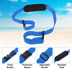 PATIKIL beach chair storage strap helps keep gear organized on the shore.