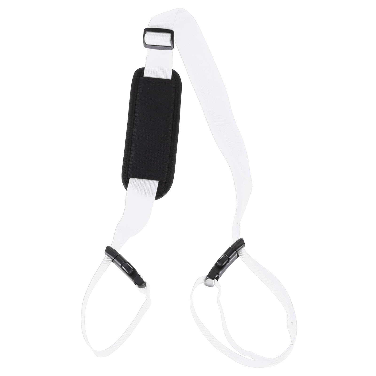 PATIKIL Beach Chair Straps wrapped around chair legs for hands-free transport.