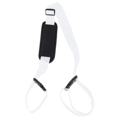 PATIKIL Beach Chair Straps wrapped around chair legs for hands-free transport.