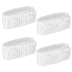 PATIKIL belt keepers with double snaps for 2.2-inch belts, secure and adjustable.