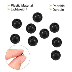 PATIKIL black round beads for versatile freshwater and saltwater rigs