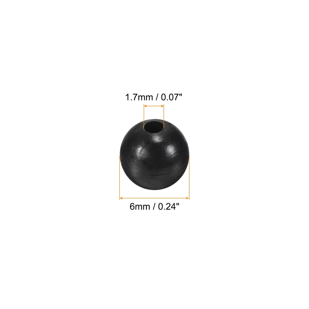 PATIKIL black soft plastic beads offer durable, flexible beads for quick rigs.