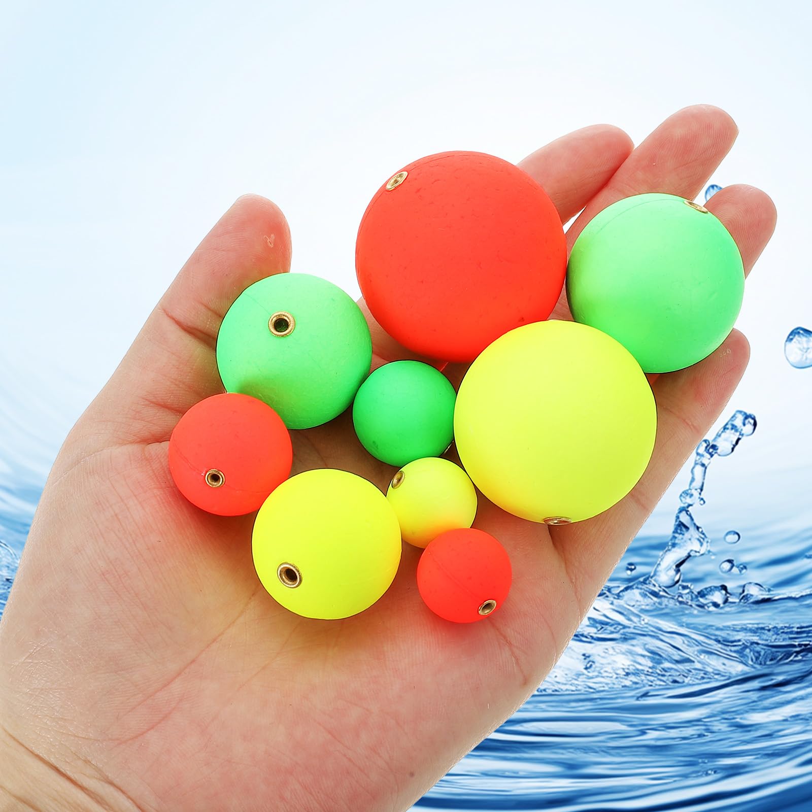 PATIKIL round slip bobber enables quick casting and depth control.