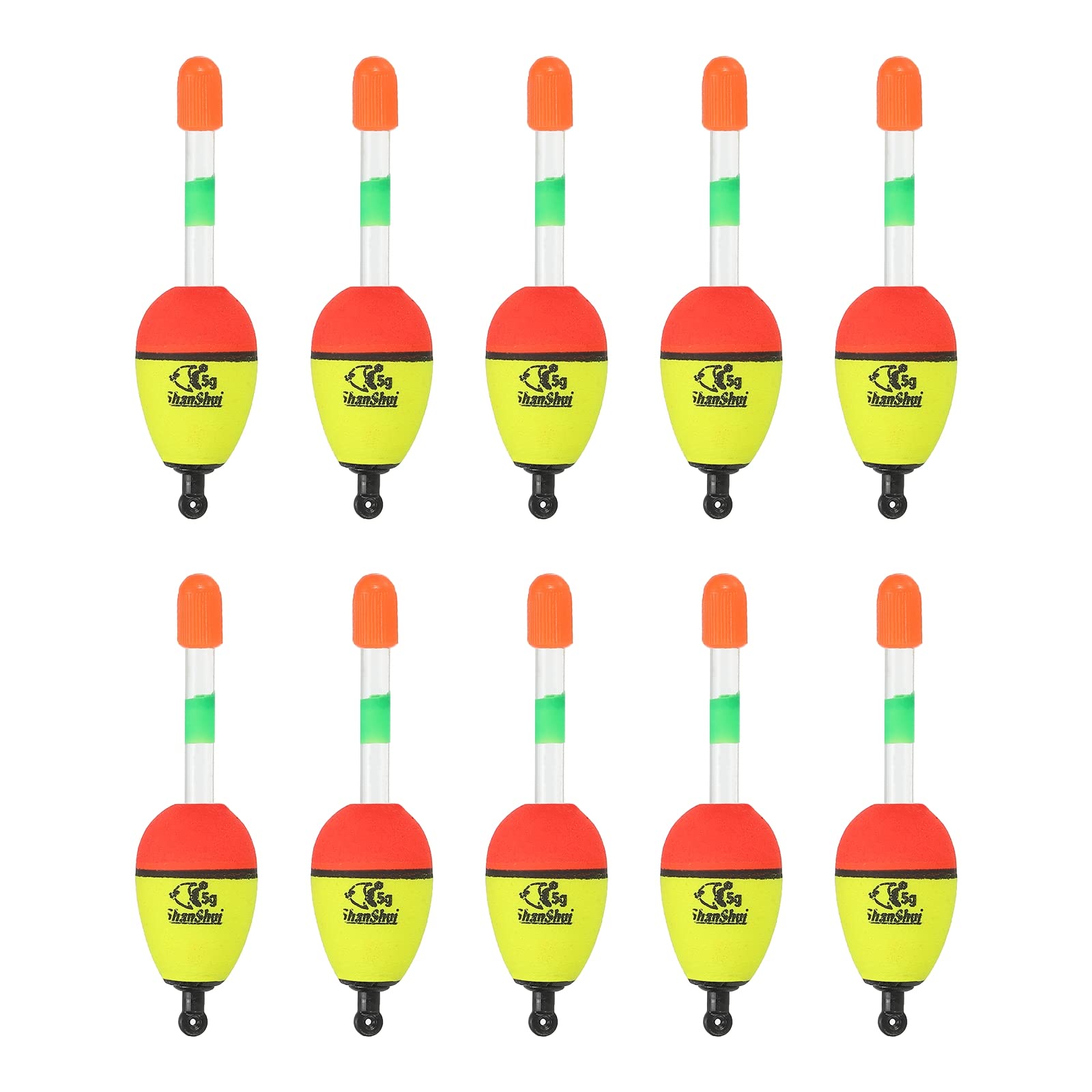 PATIKIL bobber top glow-stick slot improves night fishing visibility