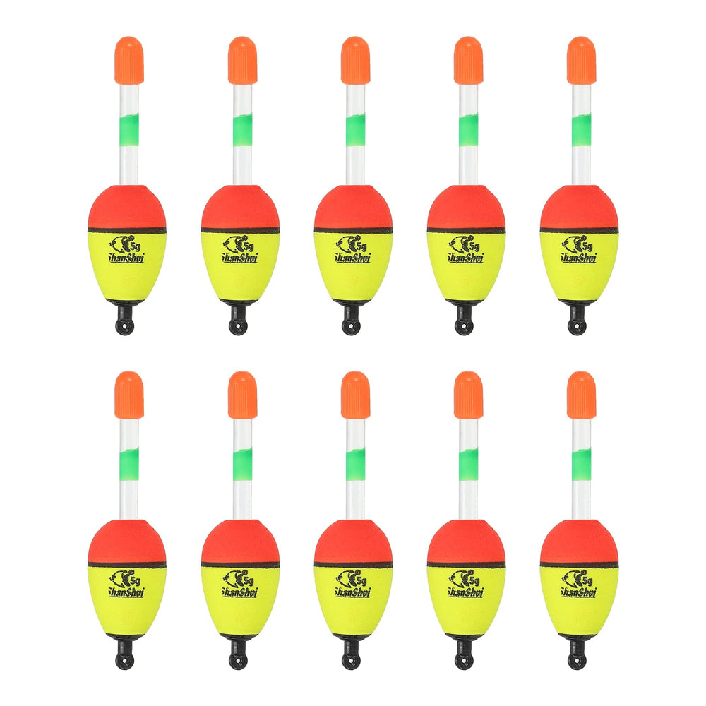 PATIKIL bobber top glow-stick slot improves night fishing visibility