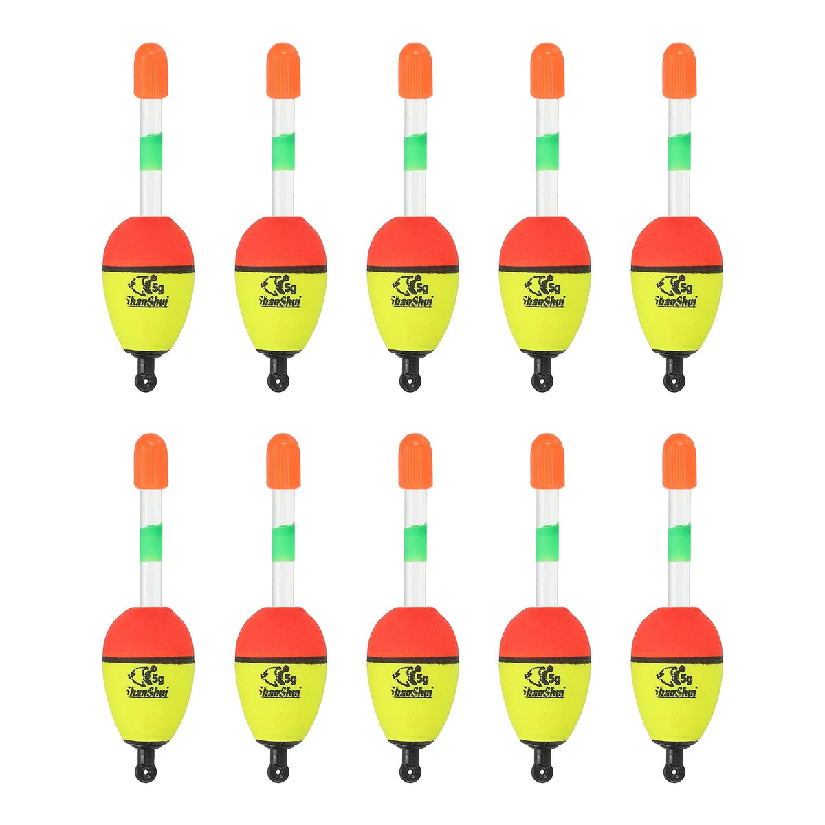 PATIKIL bobber top glow-stick slot improves night fishing visibility