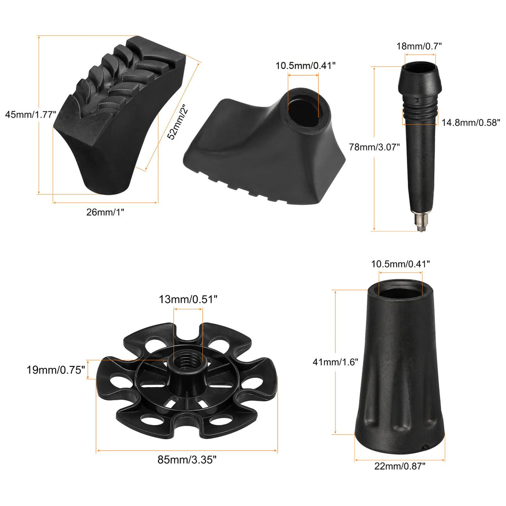 PATIKIL boot tips provide reliable traction on muddy trails