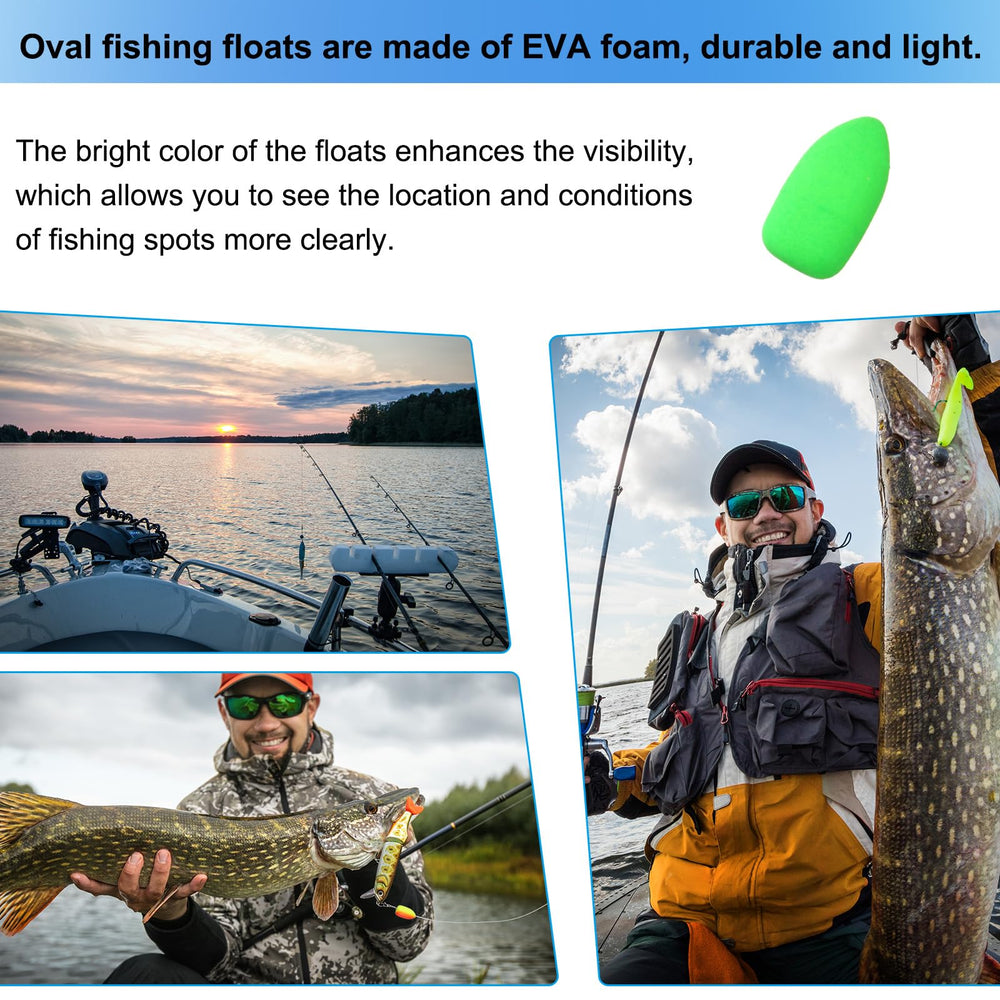 PATIKIL bright-green float improves visibility in sun or murky water