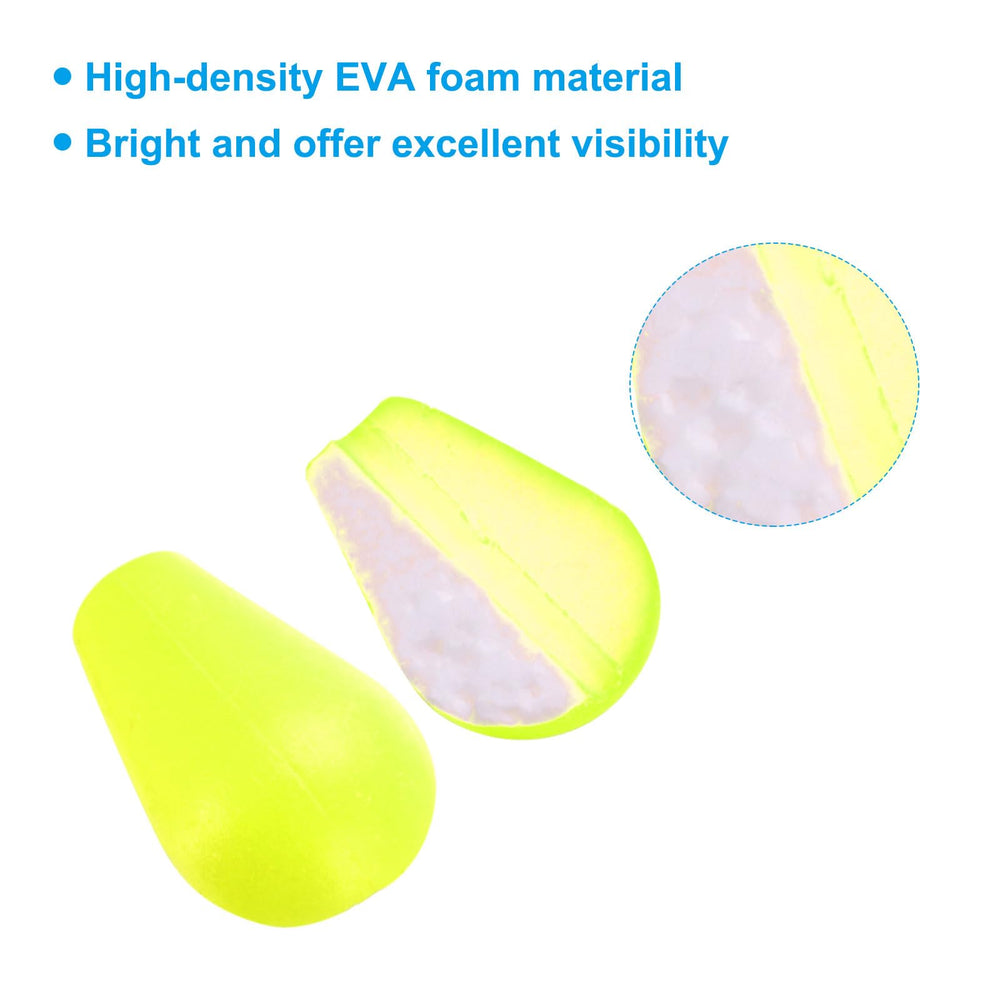 PATIKIL yellow float increases visibility to spot bites quickly.