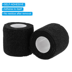 PATIKIL camouflage tape wrapped around a bottle protects surfaces.