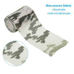 Hunting gear wrapped with PATIKIL camo tape blends with surroundings