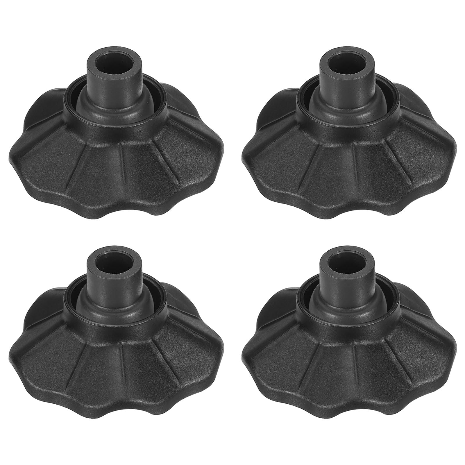 PATIKIL chair foot cover on outer leg for stability on outdoor surfaces