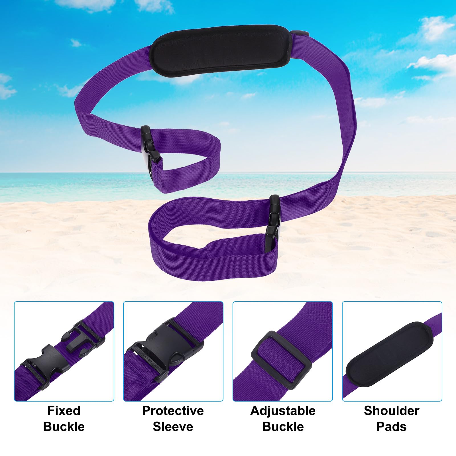 PATIKIL straps demonstrate compact storage for camping and travel.