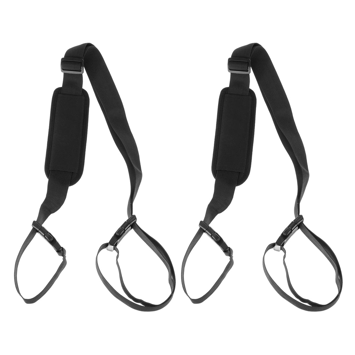 PATIKIL two-pack beach chair straps for easy transport.