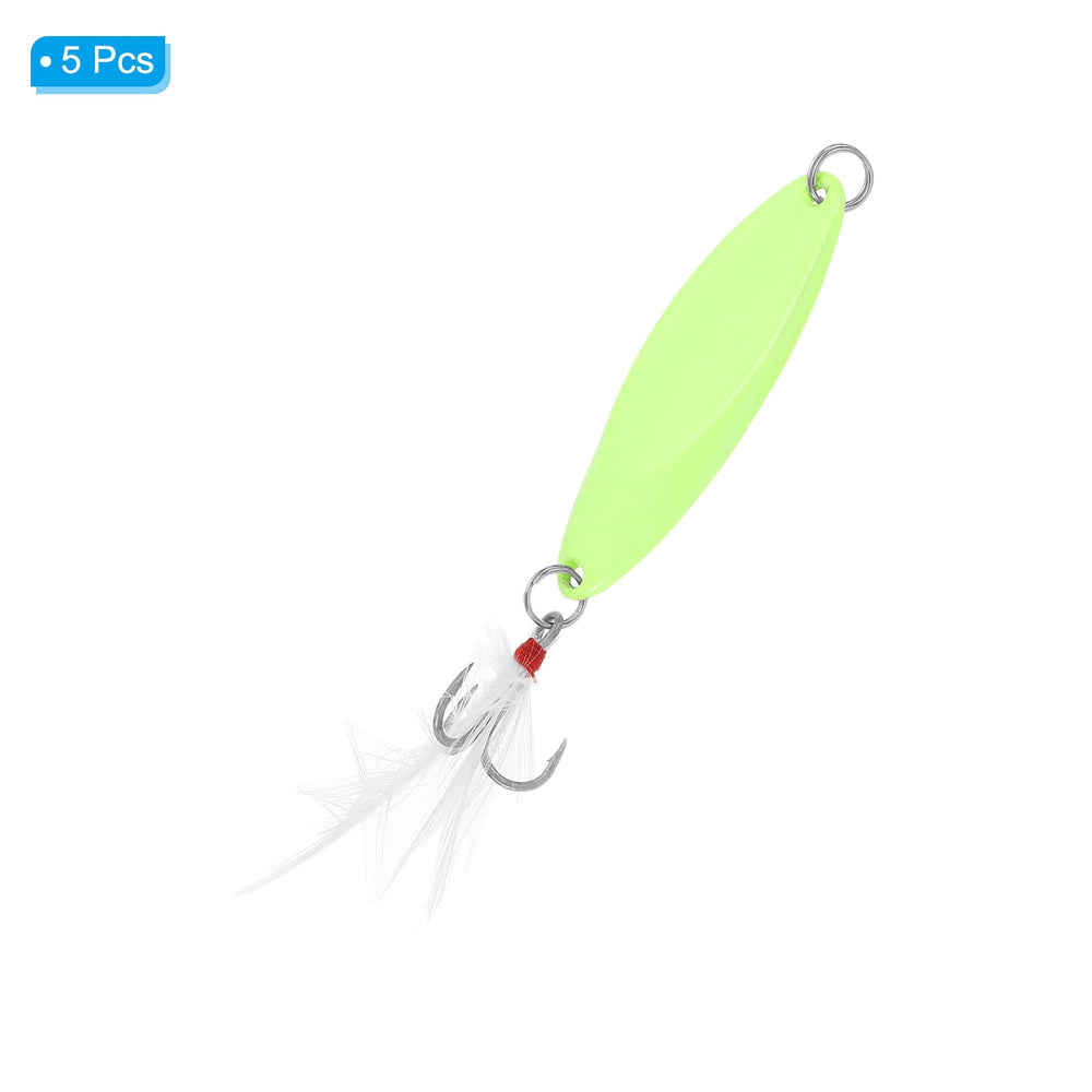 PATIKIL white fishing spoon 25g facilitates long casts and quick sinks