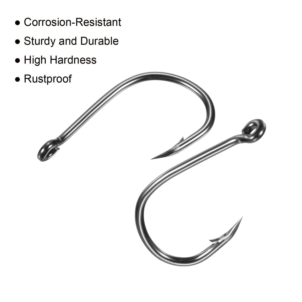 PATIKIL black-coated hooks offer corrosion resistance for durable water use.
