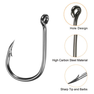 PATIKIL 3# to 12# size range for versatile freshwater and saltwater fishing.