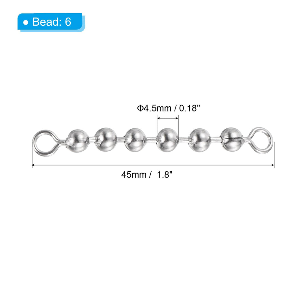 PATIKIL catfish swivels feature rust-resistant stainless steel for durable rigs