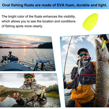 PATIKIL easy-to-use center-hole float for quick rig setup.