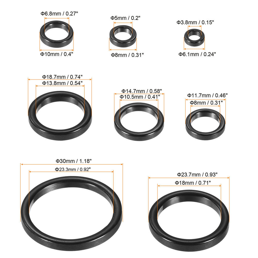 PATIKIL ceramic guide ring with 14.7mm outer diameter offering durable, corrosion-resistant performance