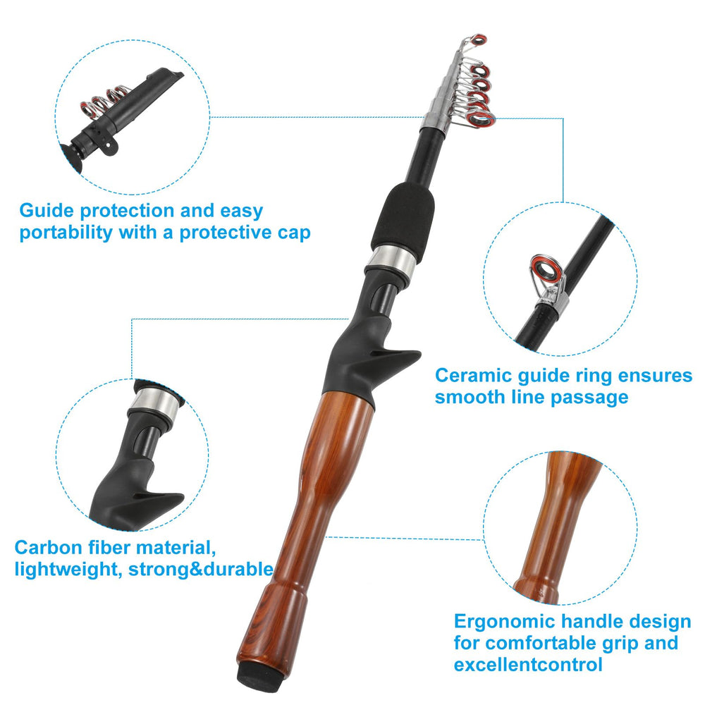PATIKIL ceramic guide-ring offers smooth line flow for sensitive casts.