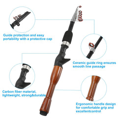 PATIKIL ceramic guide-ring offers smooth line flow for sensitive casts.