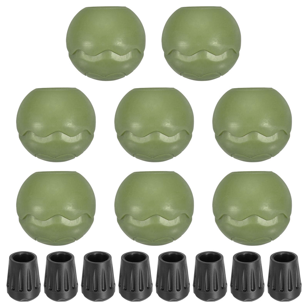 PATIKIL ball-cap chair feet stabilize seating on sand and grass.